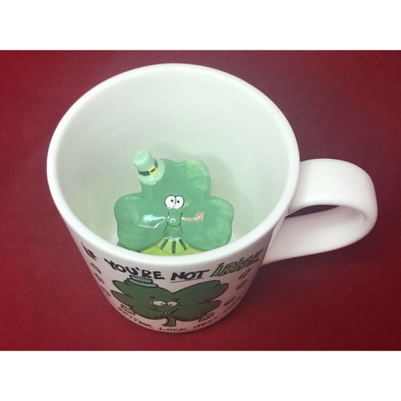 If You're Not Irish Shamrock Inside Mug - Picture 2 of 3